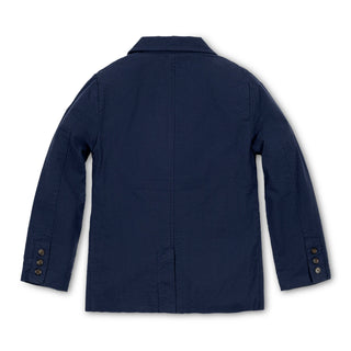 Baby Organic Seersucker Suit Jacket & Pant Gift Set
