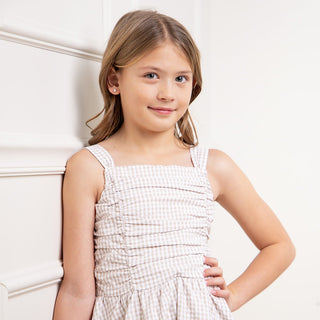 Organic Ruched Bodice Party Dress - Baby