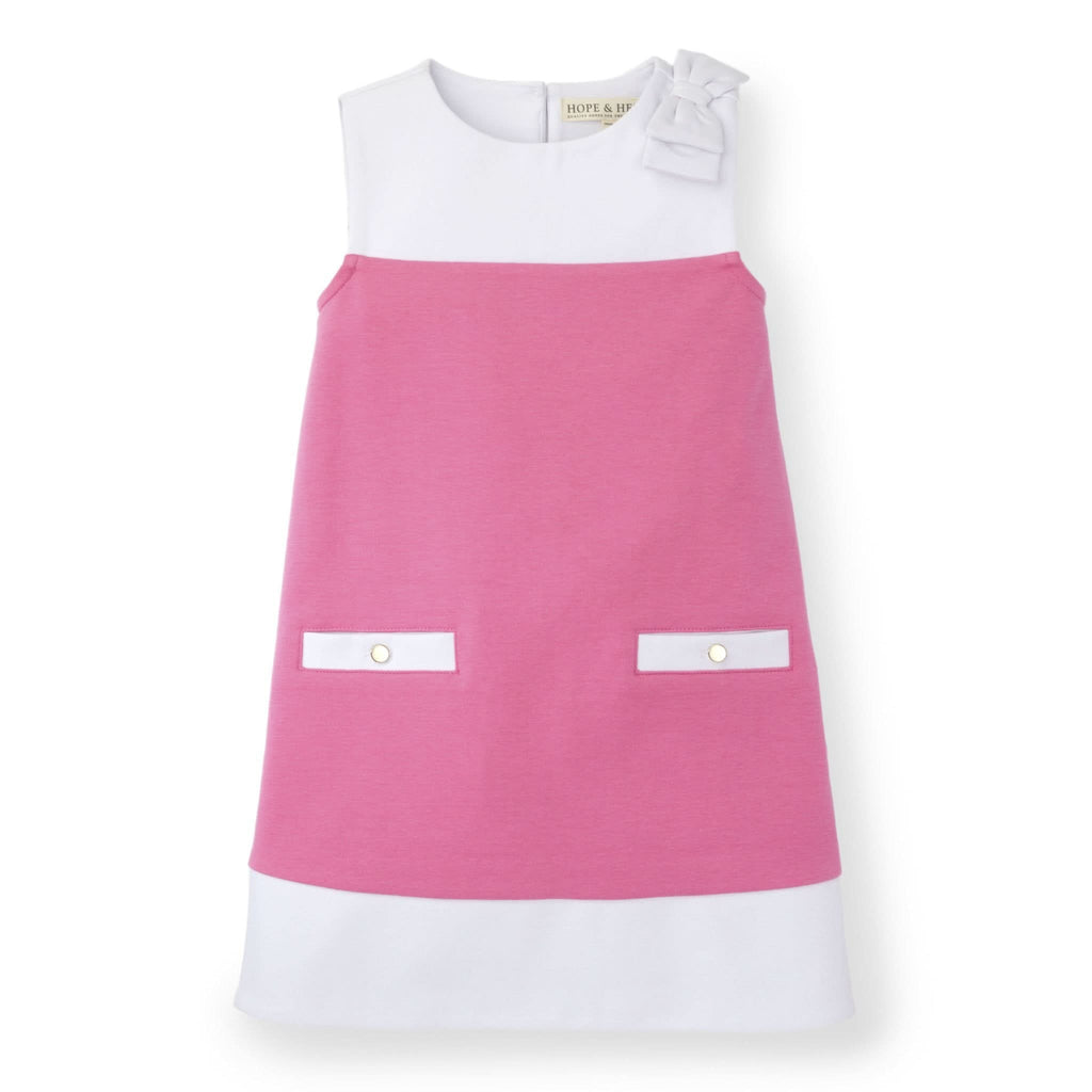Hope & Henry - Girls A-Line Ponte Knit Dress - 3-6 Months / Pink Hope & Henry - Girls A-Line Ponte Knit Dress - 3-6 Months / Pink