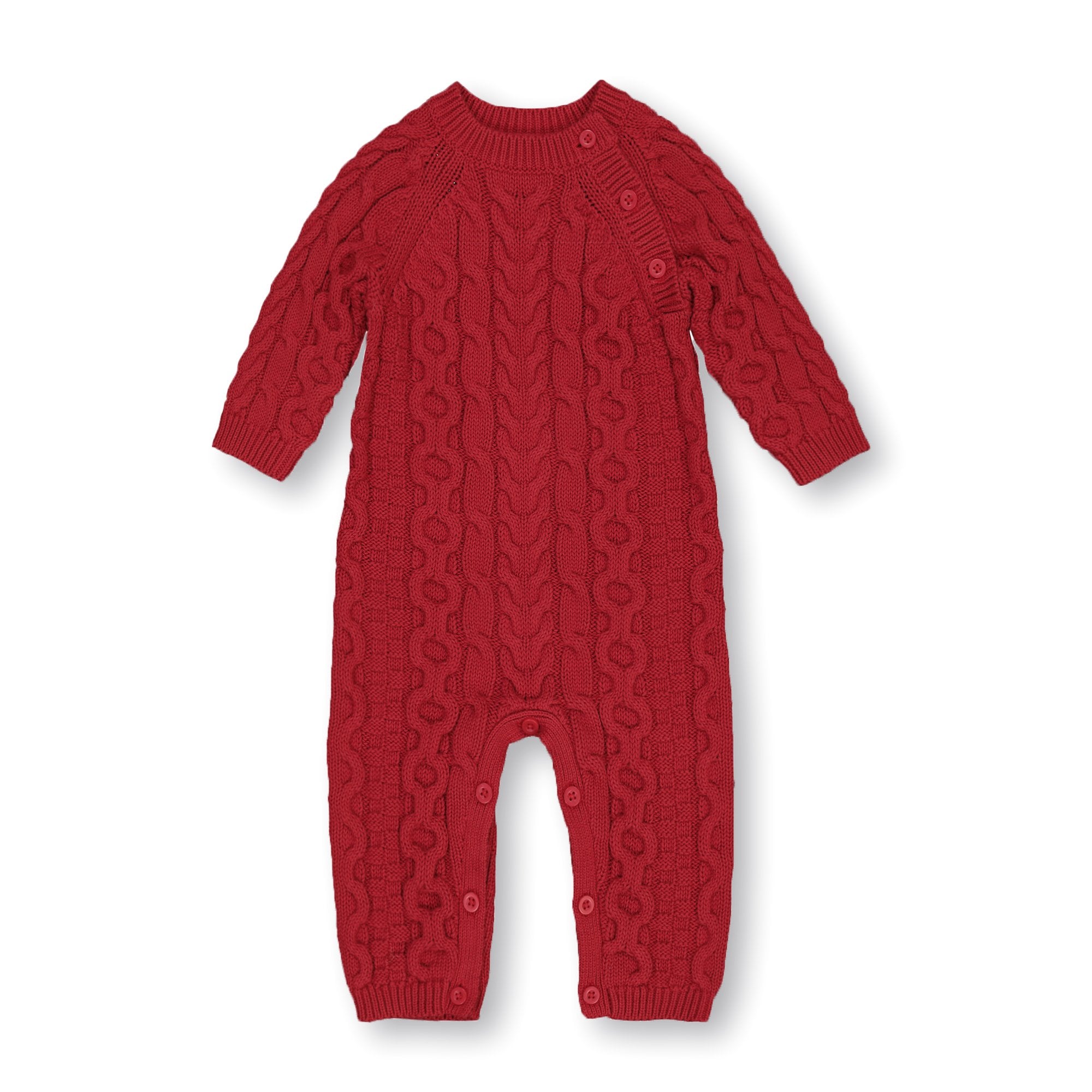 Cable Knit Sweater Romper | Hope & Henry Baby