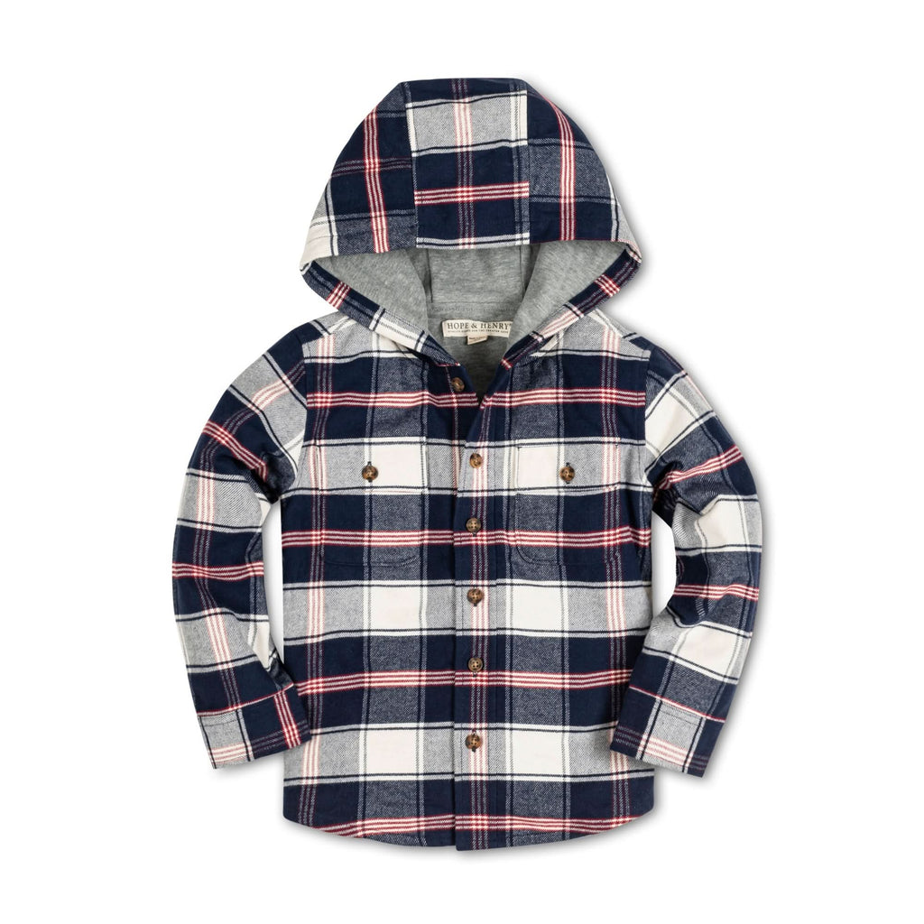 Hooded Flannel Shirt Jacket – Hope Henry