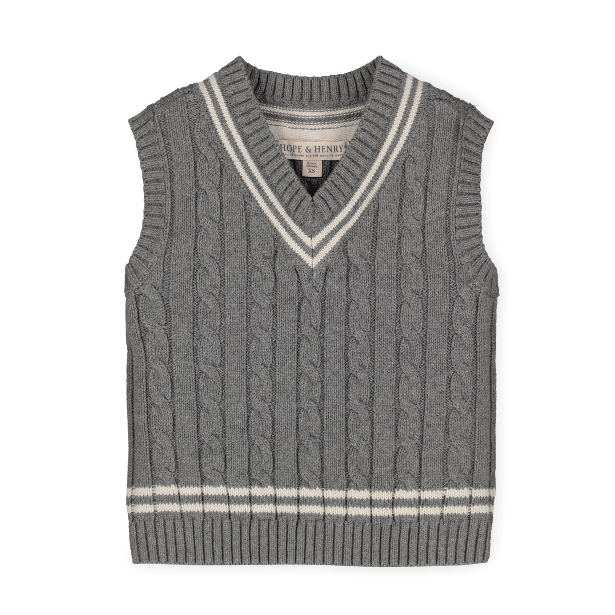 V-Neck Sweater Vest | Hope & Henry Boy