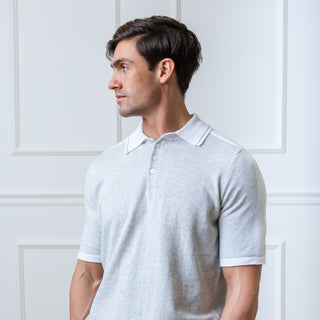Short Sleeve Organic Sweater Polo