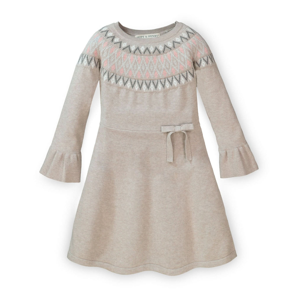 Fair Isle Fit and Flare Sweater Dress – Hope & Henry 