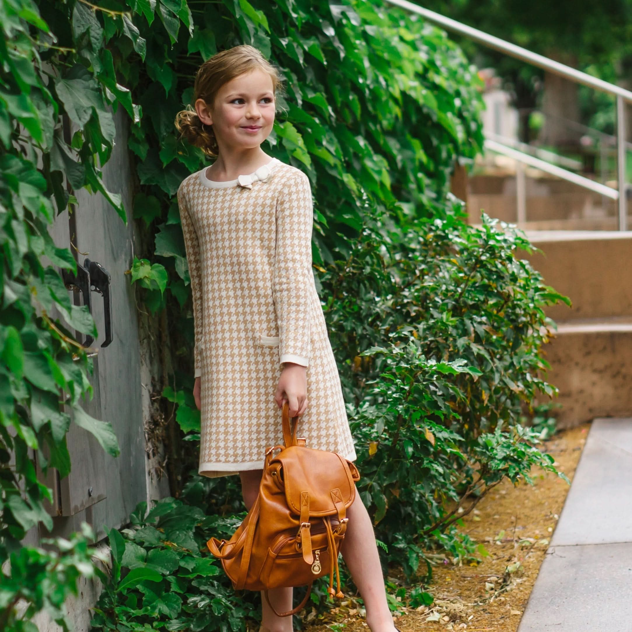 Bow Detail Organic Sweater Dress – Hope & Henry Bow Detail Organic Sweater Dress – Hope & Henry