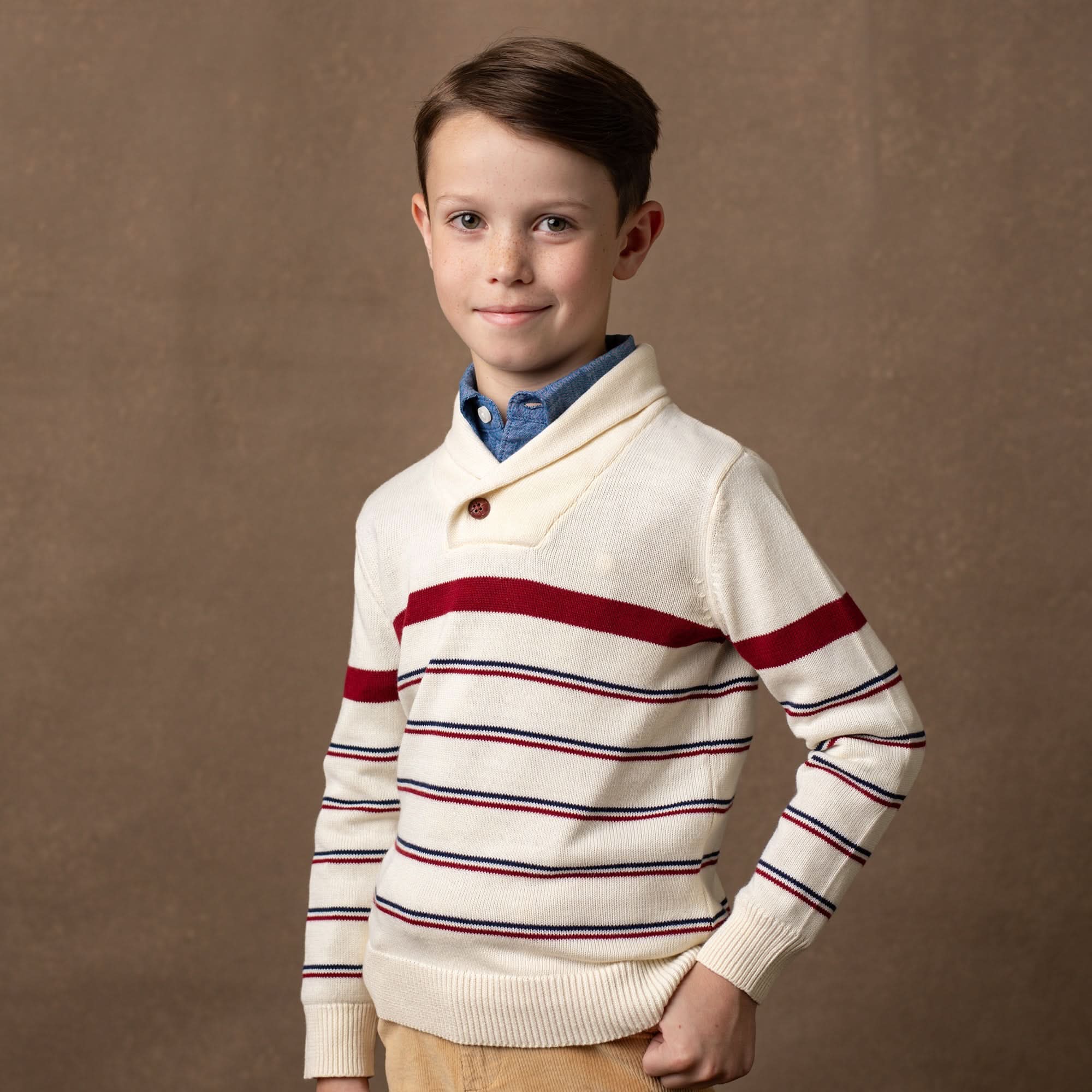 Shawl Collar Organic Sweater – Hope Henry