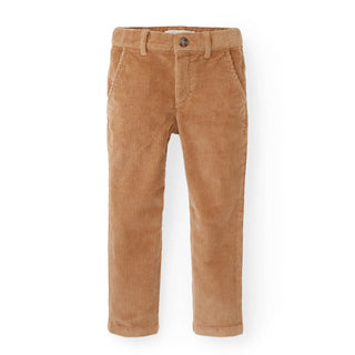 BOYS Medium Brown Organic Corduroy Pant