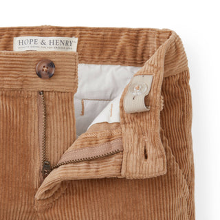 BOYS Medium Brown Organic Corduroy Pant
