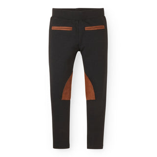 Ponte Riding Pant Black - Baby