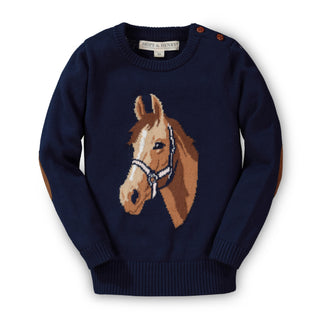 Organic Horse Intarsia Sweater
