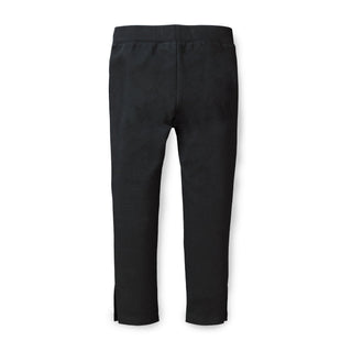 GIRLS Black Button Cuff Button Cuff Ponte Pant