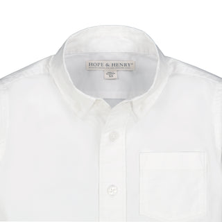 Stretch Poplin Organic Button Down Shirt - Baby