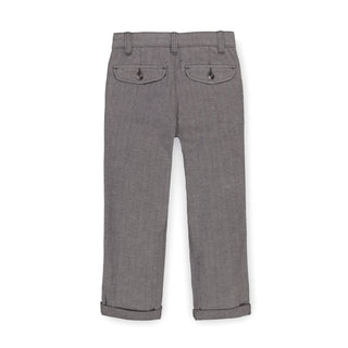 Hope and Henry Girls Button Cuff Ponte Pant