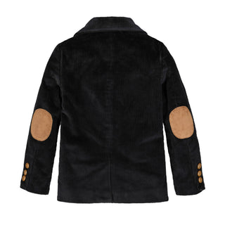 BOYS Black Corduroy Organic Corduroy Blazer