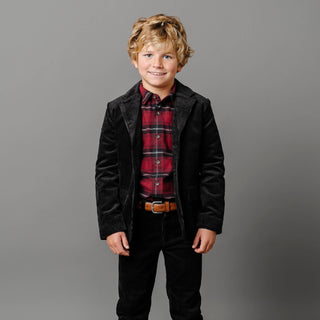 Organic Corduroy Blazer with Elbow Patches - Baby