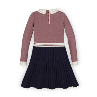 French Blocked Sweater Dress - Hope & Henry Girl