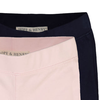 Jersey Bow Legging 2-Pack - Hope & Henry Girl