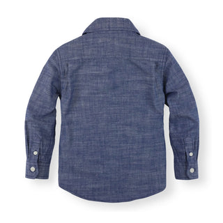 Chambray Button Down Shirt - Hope & Henry Boy