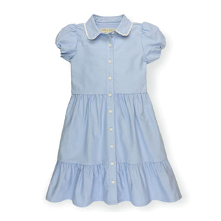 Tiered Oxford Shirtdress - Hope & Henry Girl