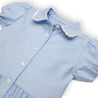 Tiered Oxford Shirtdress - Hope & Henry Girl