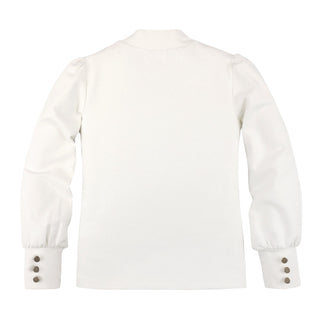 Organic Mock Neck Knit Top