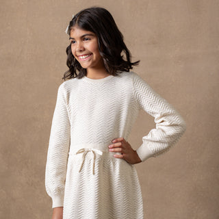 Balloon Sleeve Sweater Dress - Baby - Hope & Henry Baby