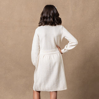 Balloon Sleeve Sweater Dress - Baby - Hope & Henry Baby