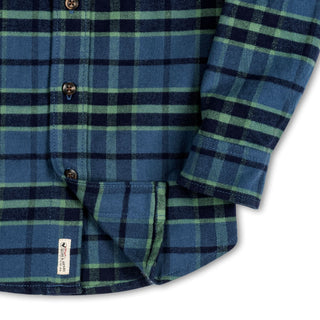 Brushed Flannel Organic Button Down Shirt - Baby - Hope & Henry Baby