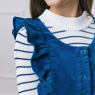 Organic Corduroy Ruffle Jumper - Baby