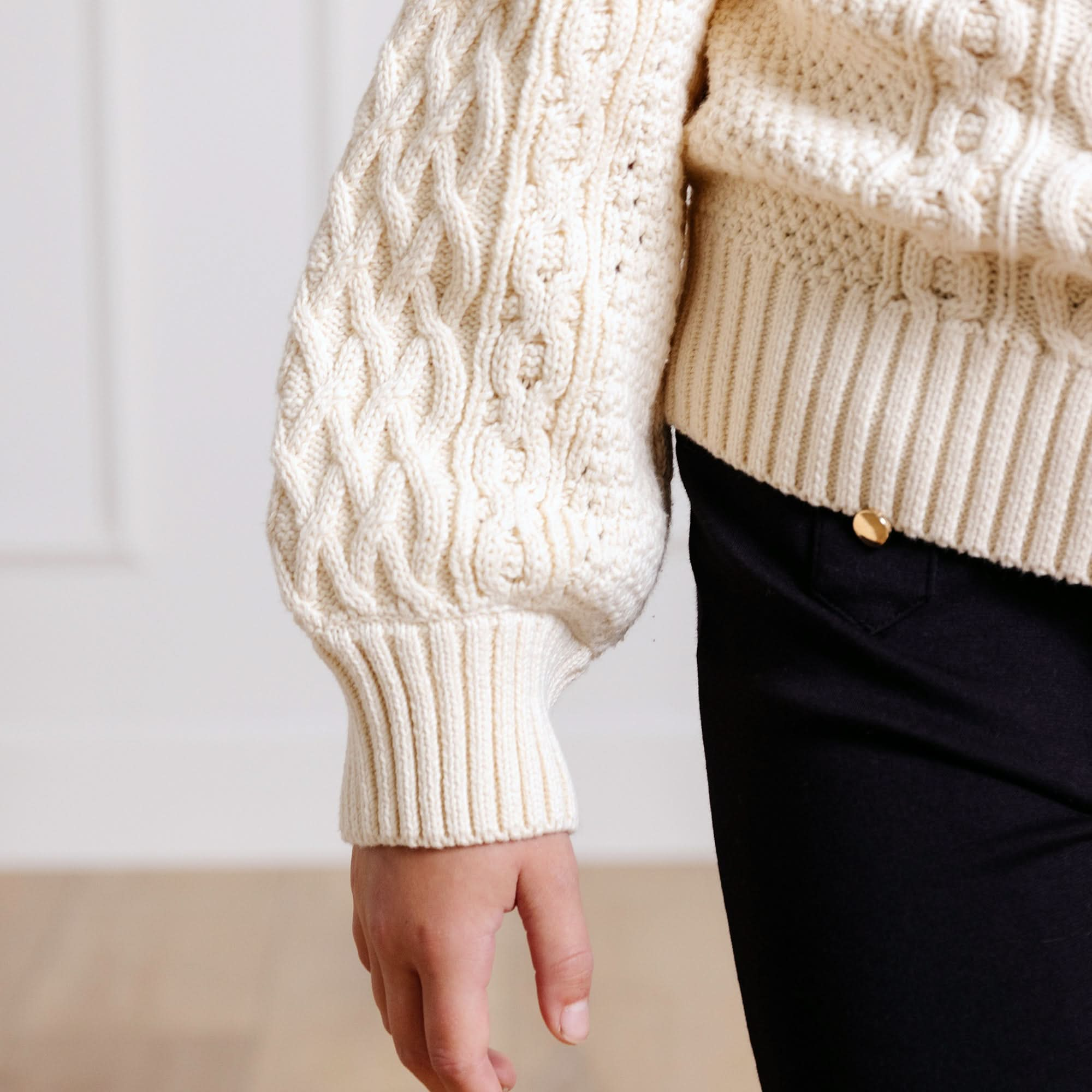 Fisherman Sweater | Hope & Henry Girl