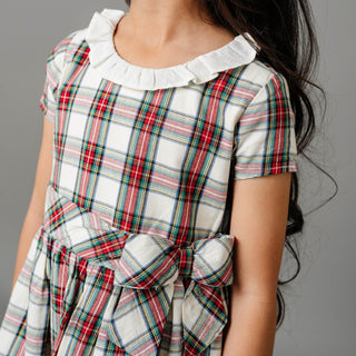 Ruffle Collar Organic Party Dress