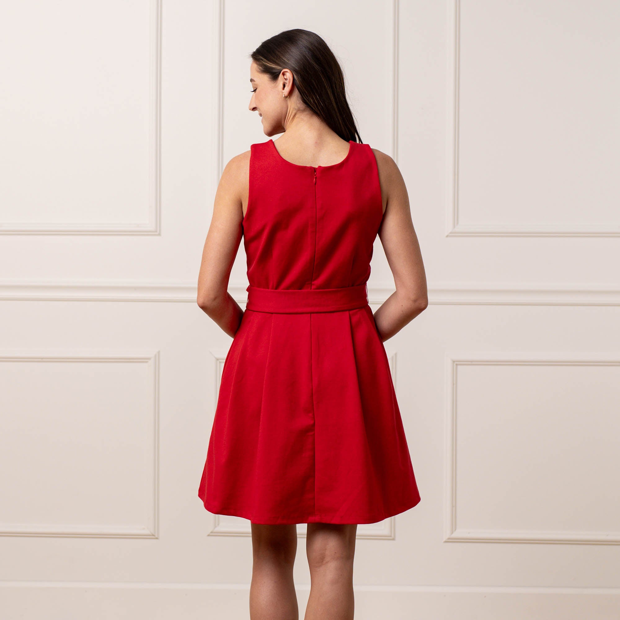 red skater dress near me Corset Strapless Red Skater Dress Windsor Taryn Glitter Corset Lace-Up Skater Dress At Hamilton