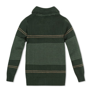 Organic Shawl Collar Sweater - Hope & Henry Boy