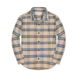 Organic Flannel Shirt with Elbow Patches - Baby - Hope & Henry Baby