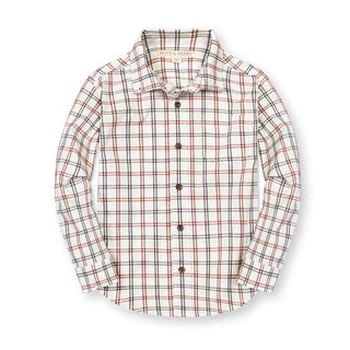 TARGET - Organic Stretch Poplin Shirt - Hope & Henry Boy