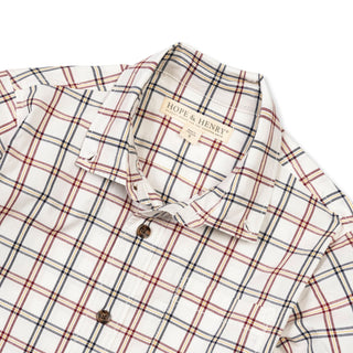 TARGET - Organic Stretch Poplin Shirt - Hope & Henry Boy