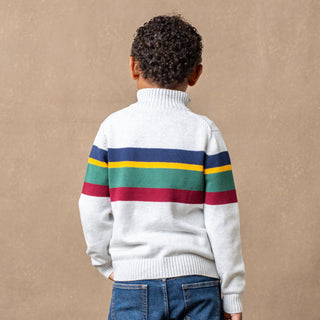 Organic Half Zip Sweater - Hope & Henry Boy