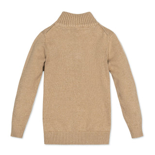 Organic Half Zip Sweater - Hope & Henry Boy