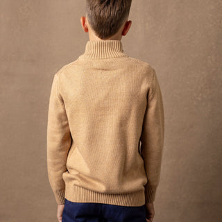 Organic Half Zip Sweater - Baby - Hope & Henry Baby