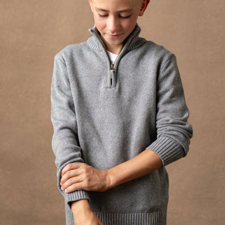 Organic Half Zip Sweater