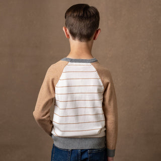 Organic Raglan Sweater - Baby - Hope & Henry Baby