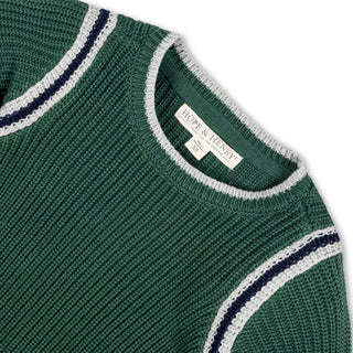 Organic Sporty Crew Neck Sweater - Baby