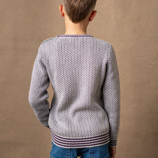 Organic Intarsia Crew Neck Sweater - Baby - Hope & Henry Baby