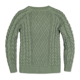 Organic Raglan Fisherman Sweater - Hope & Henry Boy