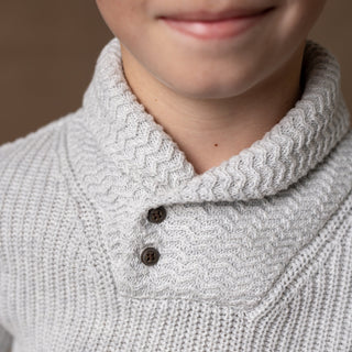 Organic Shawl Collar Sweater