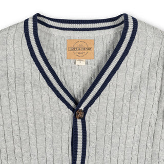 Organic Cable Cardigan - Hope & Henry Boy