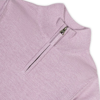 Organic Fine Gauge Half Zip Sweater