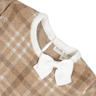 Organic Bow Sweater Dress - Baby - Hope & Henry Baby