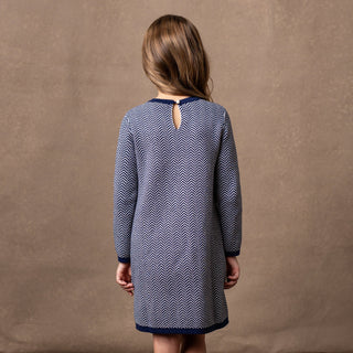 Organic Bow Sweater Dress - Hope & Henry Girl