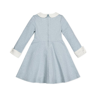 French Look Ponte Dress with Bow